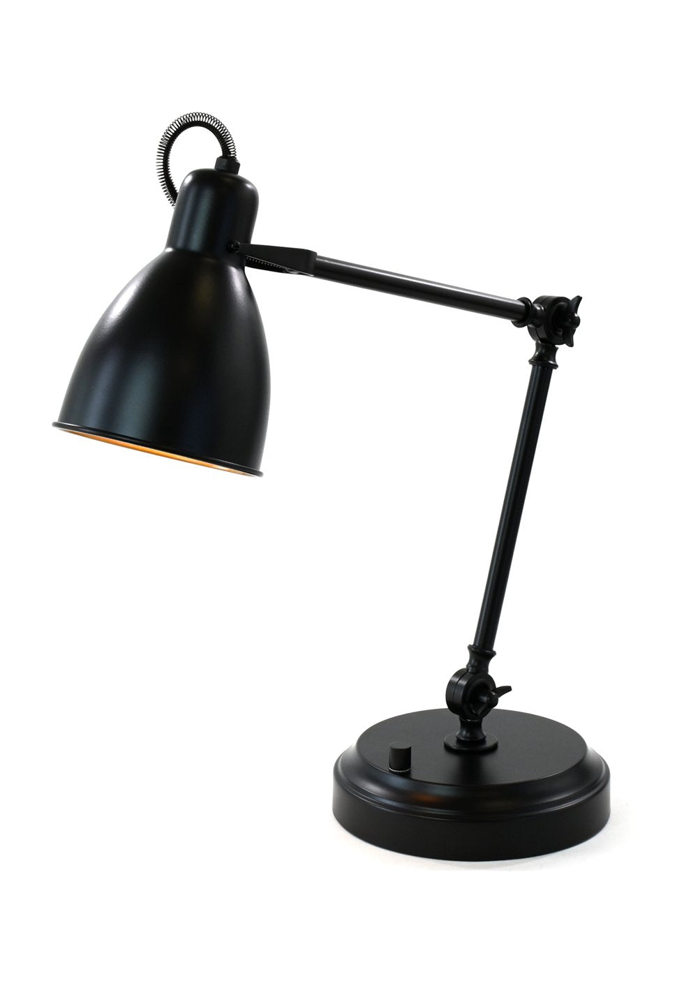 Modern Lantern Cordless Lamp Onyx Black Metal