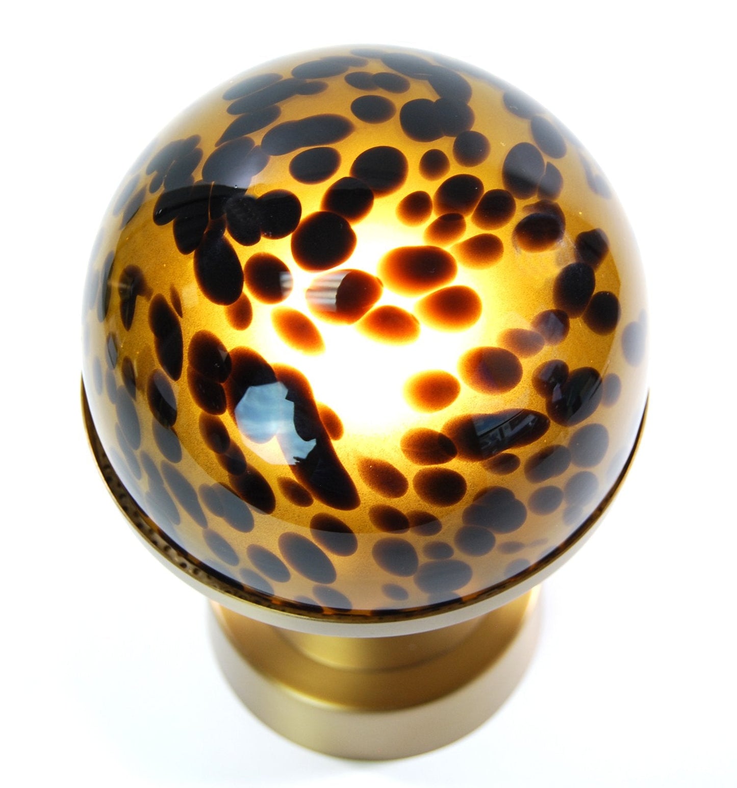 Modern Lantern Cordless Lamp Mini Tortoise Glass Antique Brass