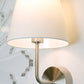 Modern Lantern Cordless Lamp Emily Wall Sconce Brushed Nickel