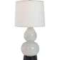 Modern Lantern Cordless Lamp Norma Jean Celadon Mini Gray