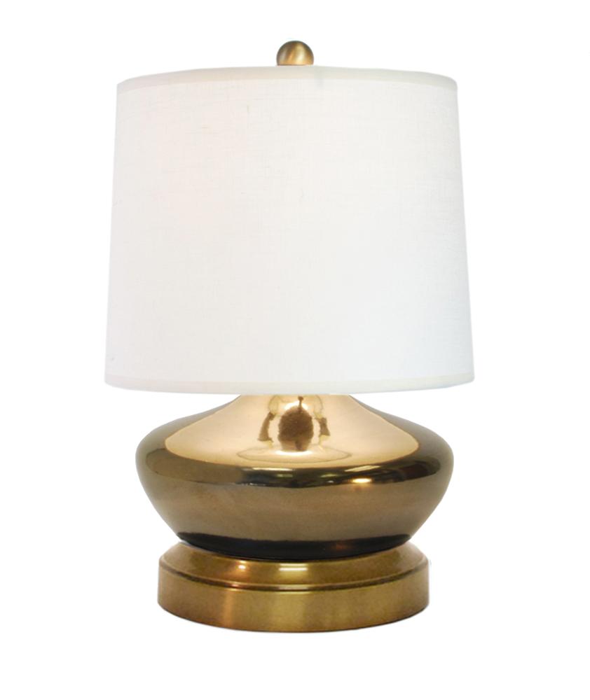 Modern Lantern Cordless Lamp Bella Bronze Antique Brass Small