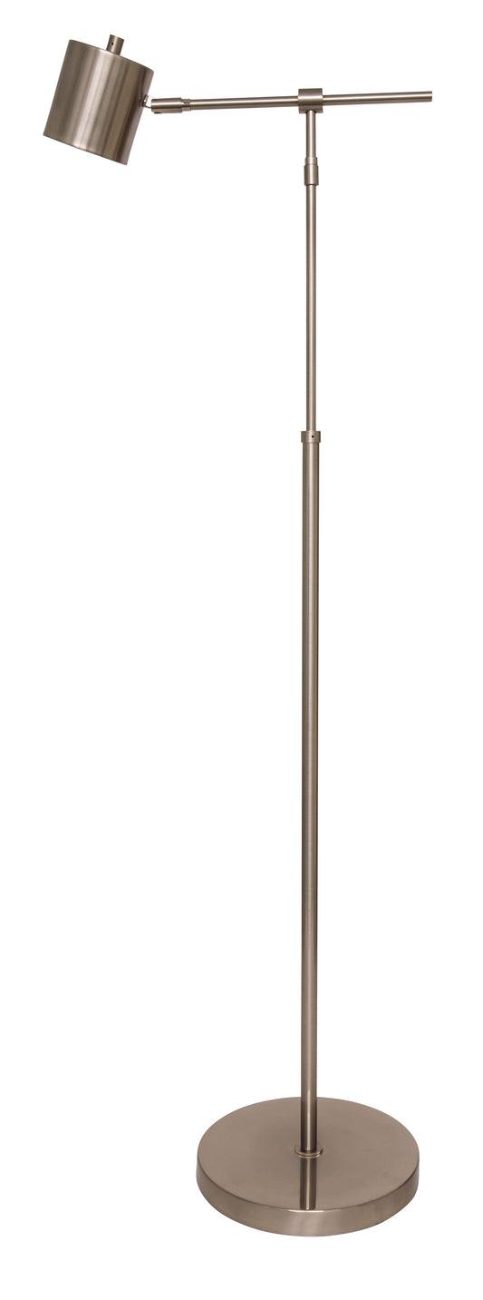 House of Troy Morris Adjustable LED Floor Lamp Satin Nickel MO200-SN