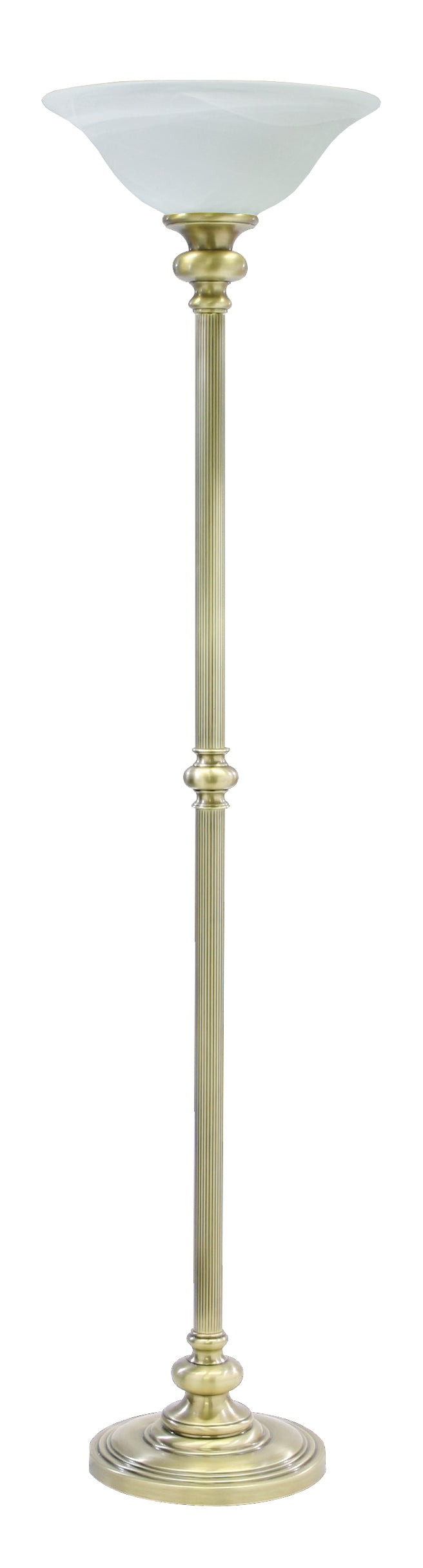 House of Troy Newport 68.75" Floor Lamp Antique Brass N600-AB-O