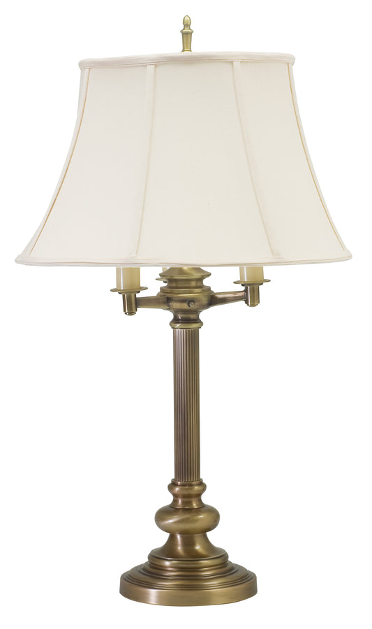House of Troy Newport 30" Antique Brass 6-Way Table Lamp N650-AB