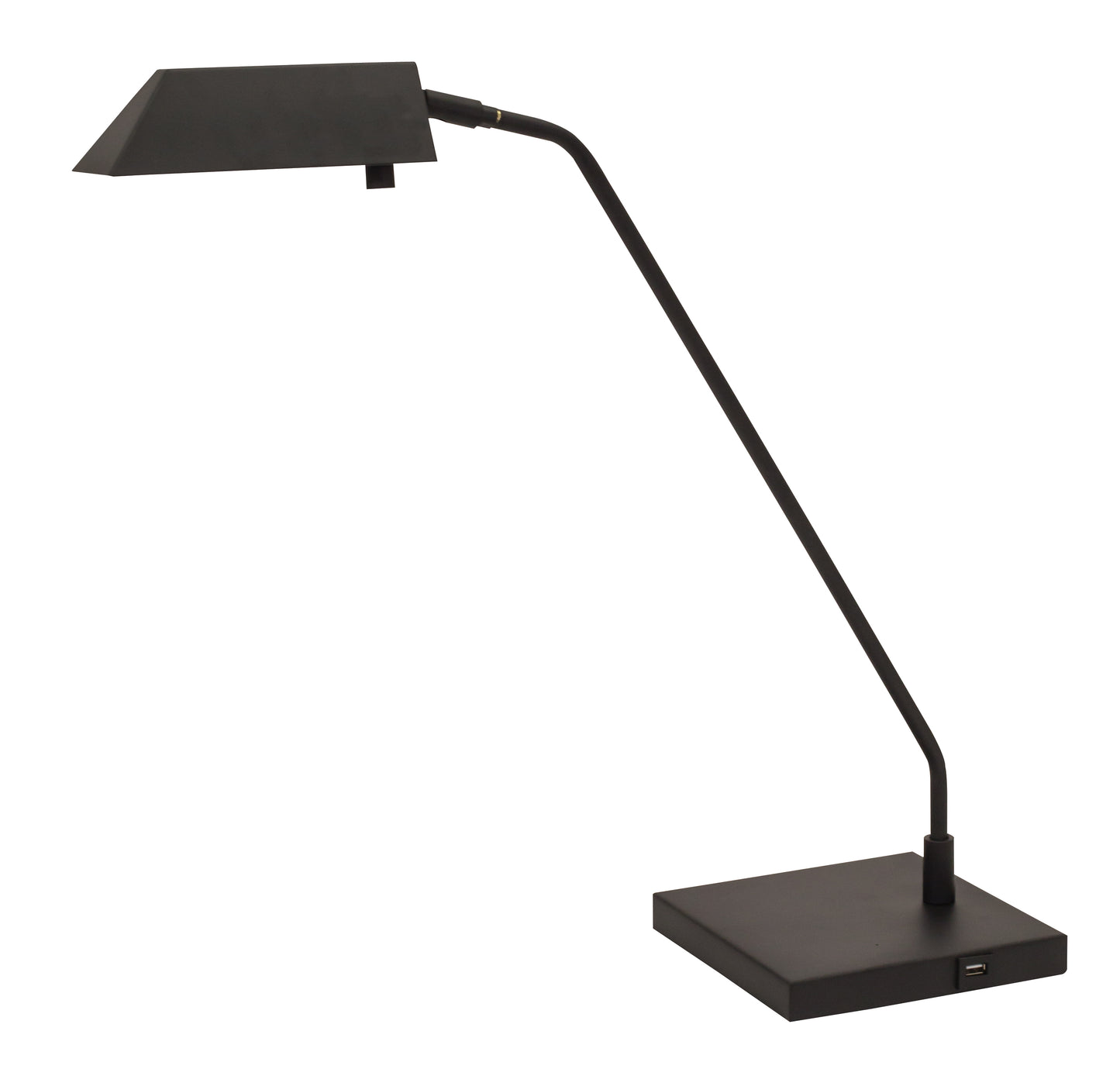 House of Troy Newbury Table Lamp Black USB Port NEW250-BLK