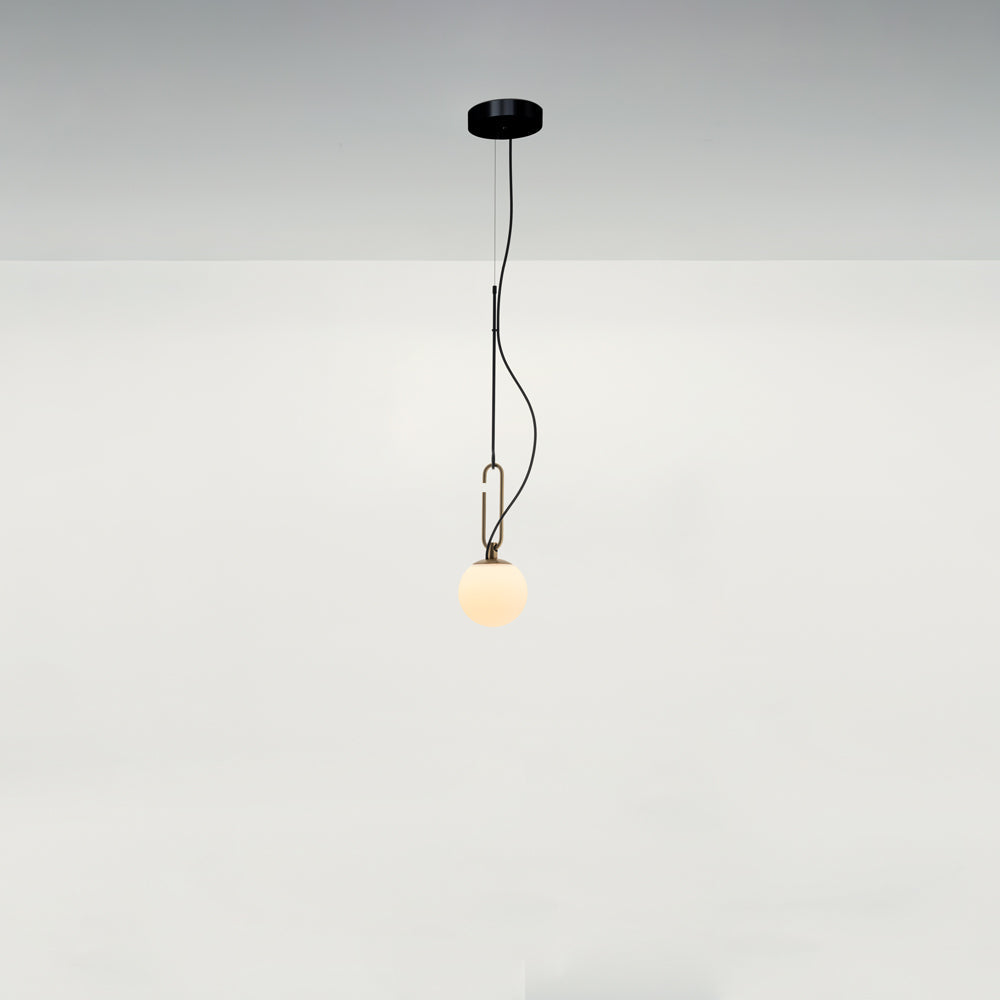 Artemide NH 14 6-inch Globe Suspension Lamp 1280018A