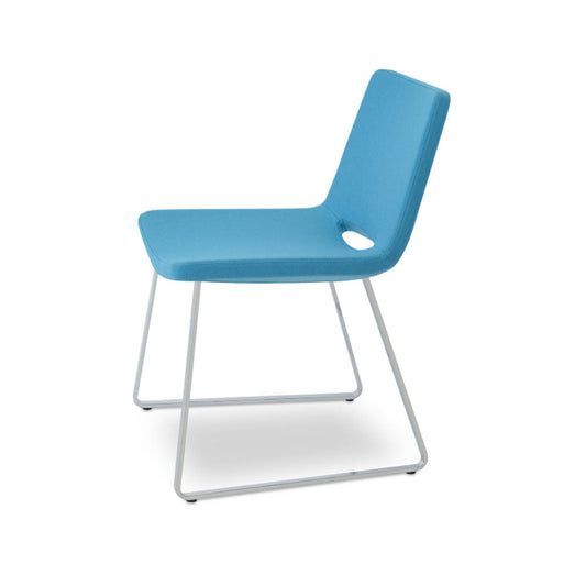 sohoConcept Nevada Sled Dining Chair Fabric