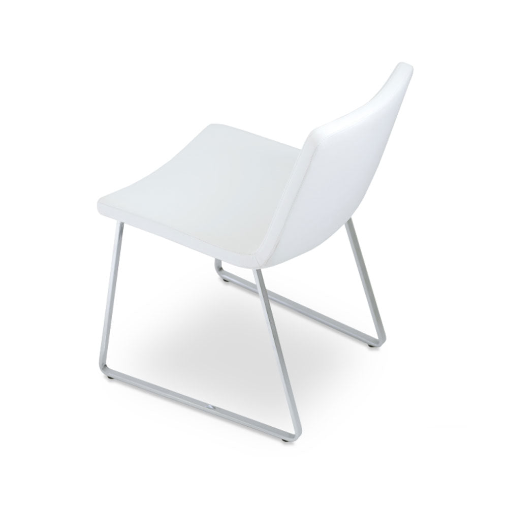 sohoConcept Nevada Sled Dining Chair Leather