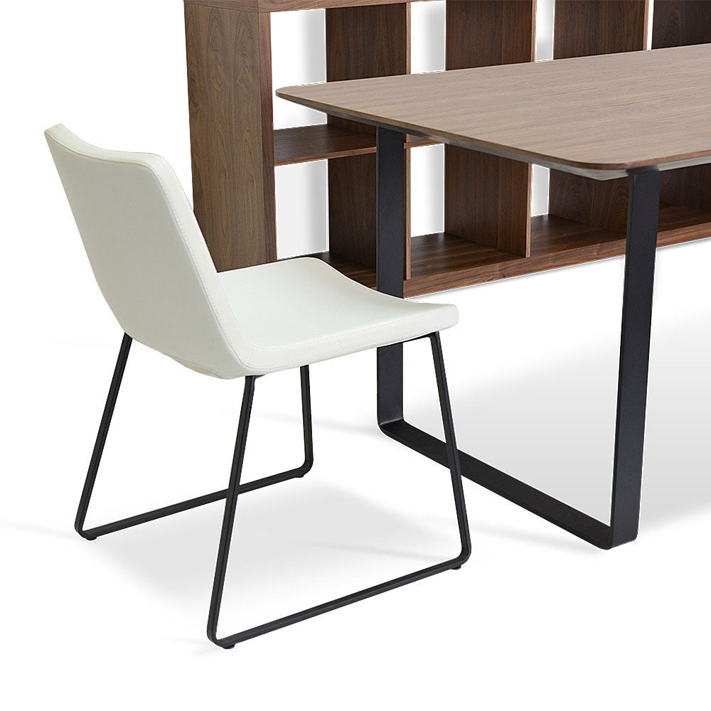 sohoConcept Nevada Sled Dining Chair Leather