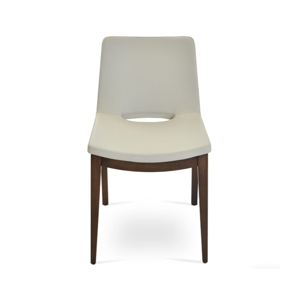 sohoConcept Nevada Wood Dining Chair Leather