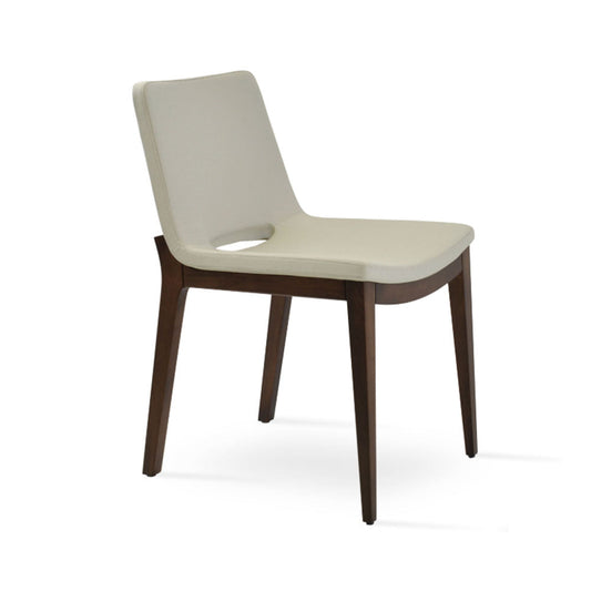 sohoConcept Nevada Wood Dining Chair Leather