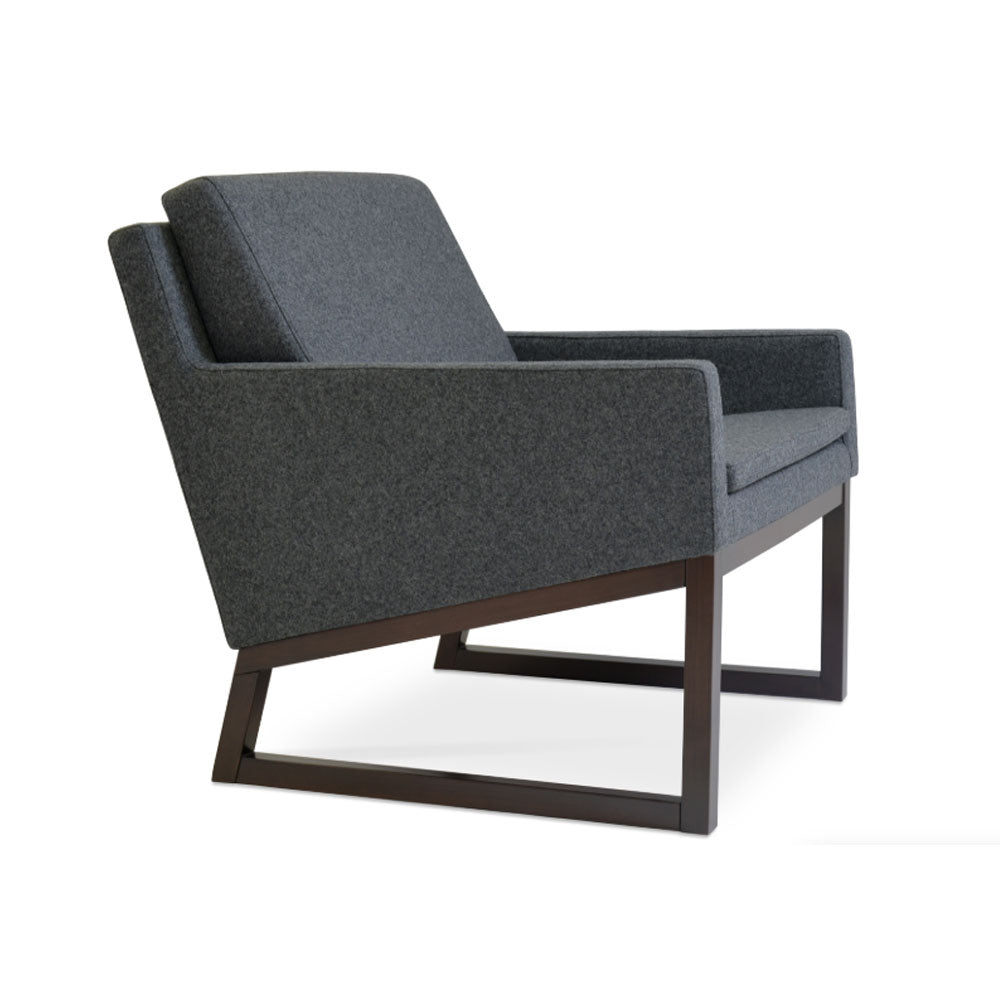 sohoConcept Nova Wood Arm Chair Fabric