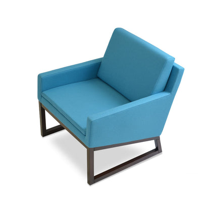 sohoConcept Nova Wood Arm Chair Fabric