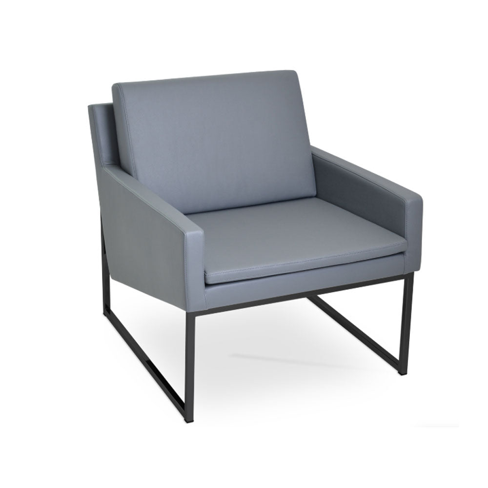 sohoConcept Nova Metal Arm Chair Leather