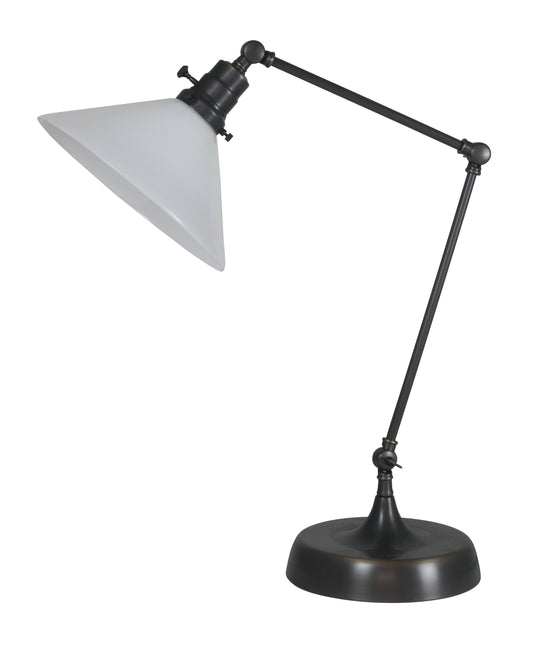 House of Troy Otis Industrial Table Lamp OT650-OB-WT