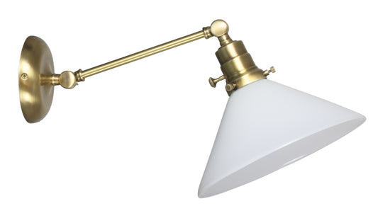 House of Troy Otis Industrial Wall Lamp Direct Wire OT675-AB-WT