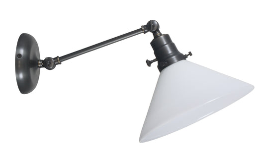 House of Troy Otis Industrial Wall Lamp Direct Wire OT675-OB-WT