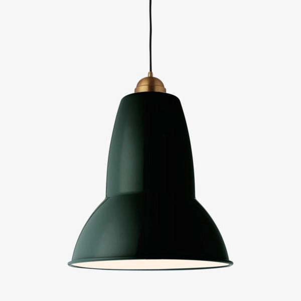 Original 1227 Brass Giant Pendant Midnight Green by Anglepoise