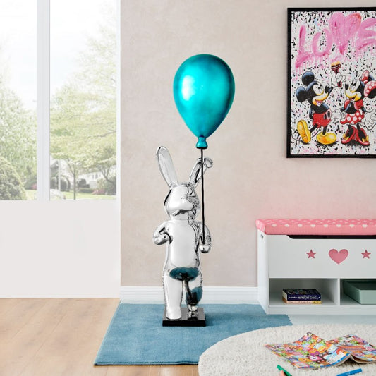 Finesse Chrome Bunny Blue Balloon P 2330 Chr Blu