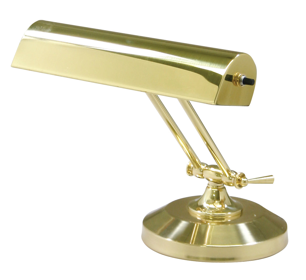 House of Troy Upright Piano Lamp 10" Polished Brass P10-150