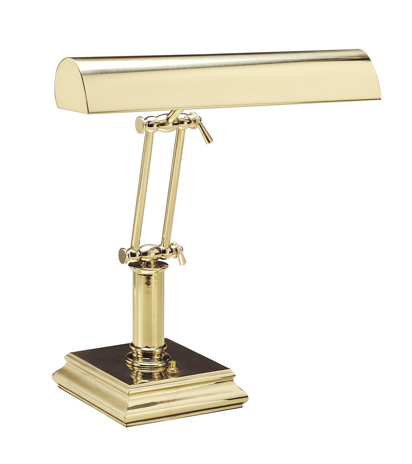 House of Troy Desk Piano Lamp 14" Polished Brass P14-201