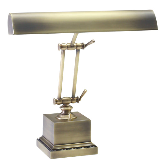 House of Troy Desk Piano Lamp 14" Antique Brass P14-202-AB
