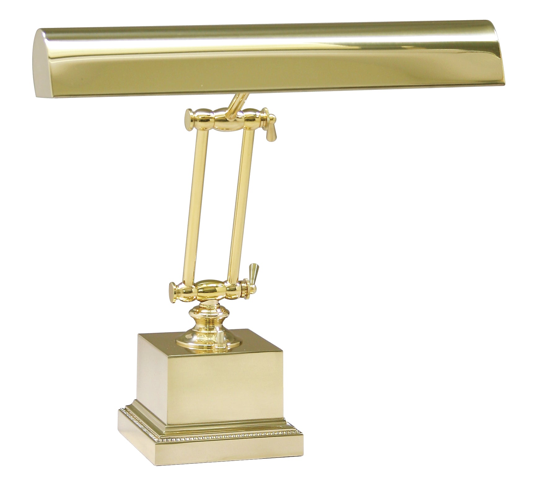 House of Troy Desk Piano Lamp 14" Polished Brass P14-202