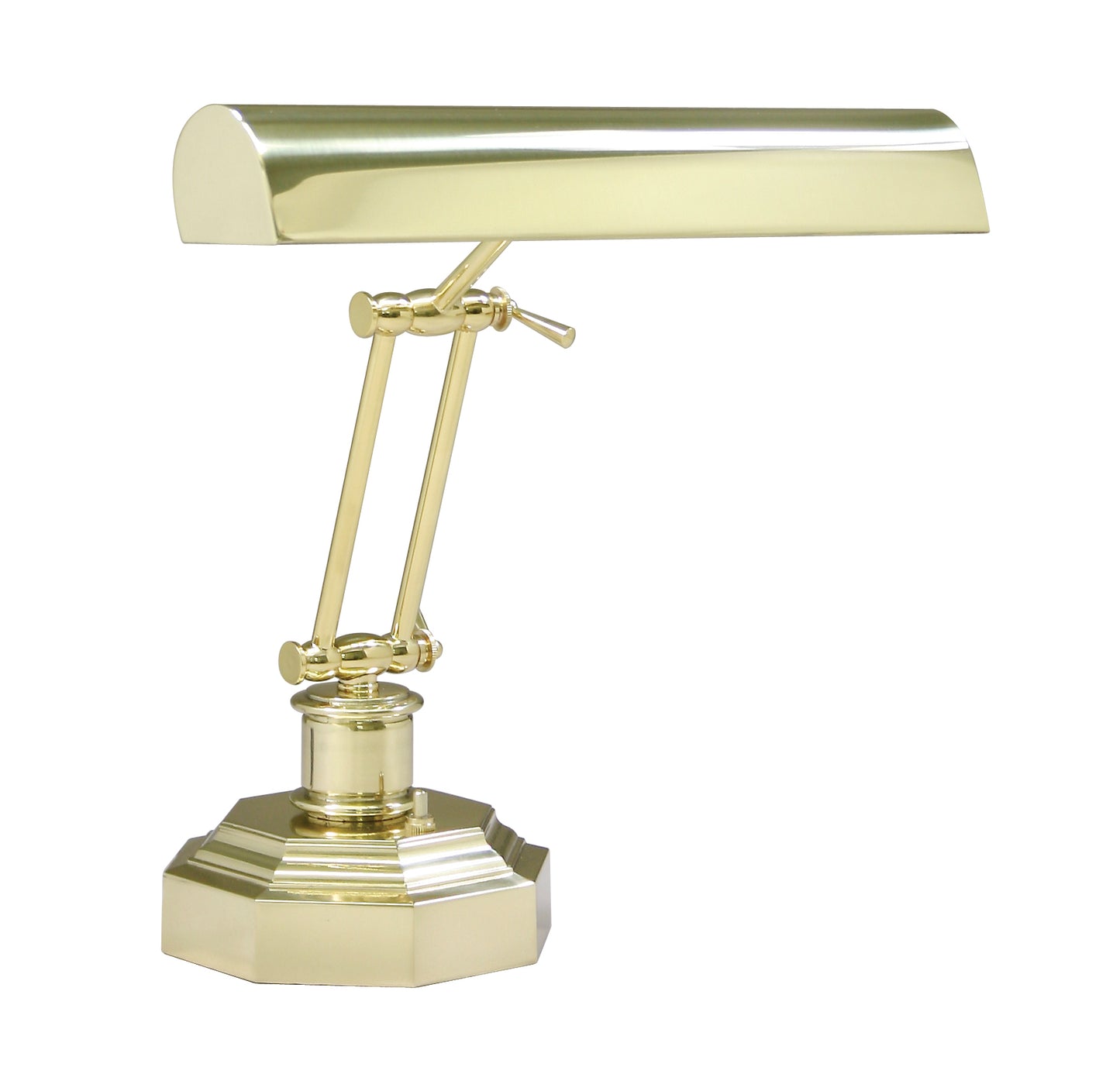 House of Troy Desk Piano Lamp 14" Polished Brass P14-203