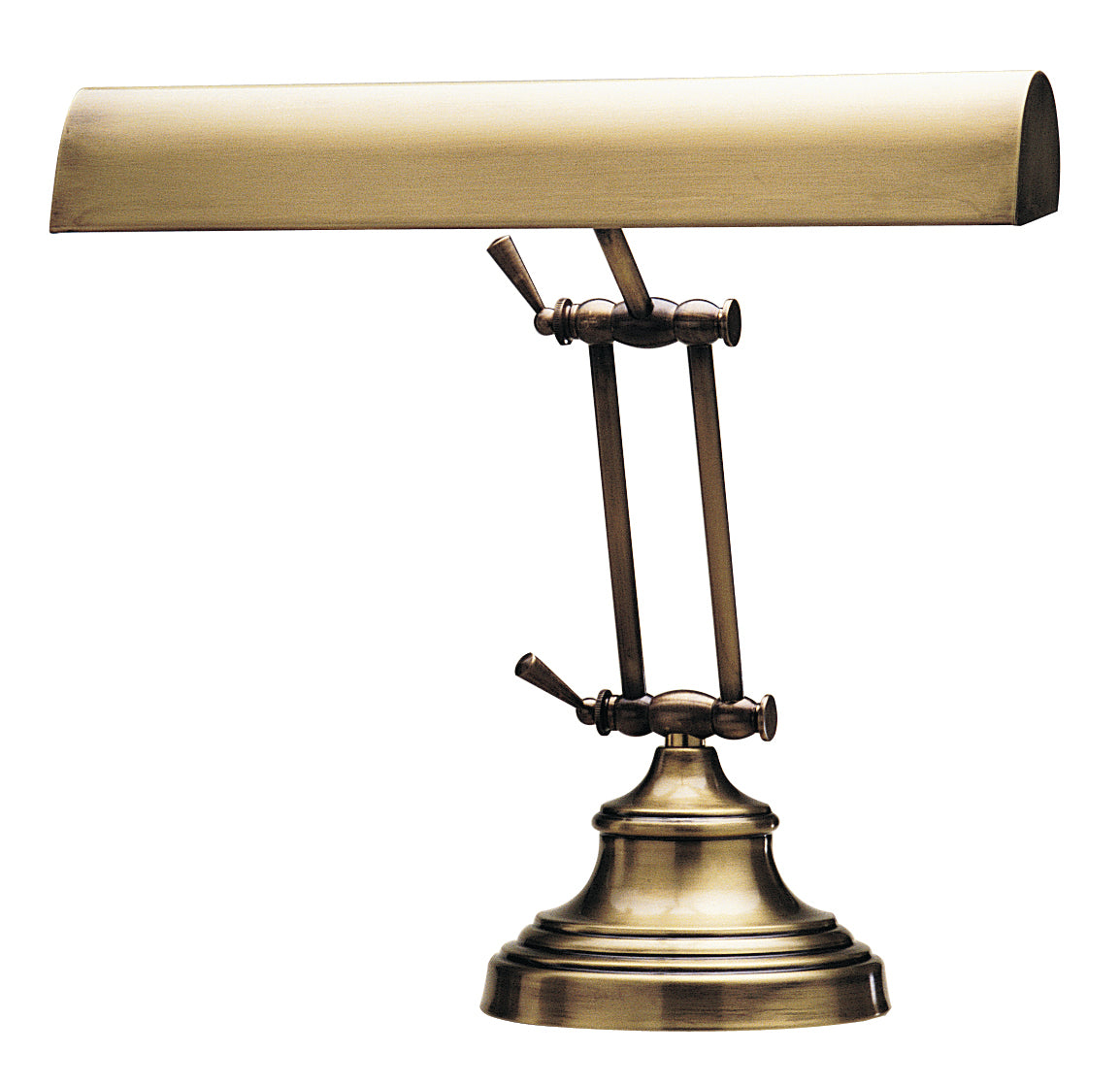 House of Troy Desk Piano Lamp 14" Antique Brass P14-231-71
