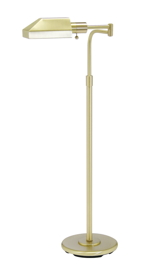 House of Troy Home Office Satin Brass Floor Lamp PH100-51-J