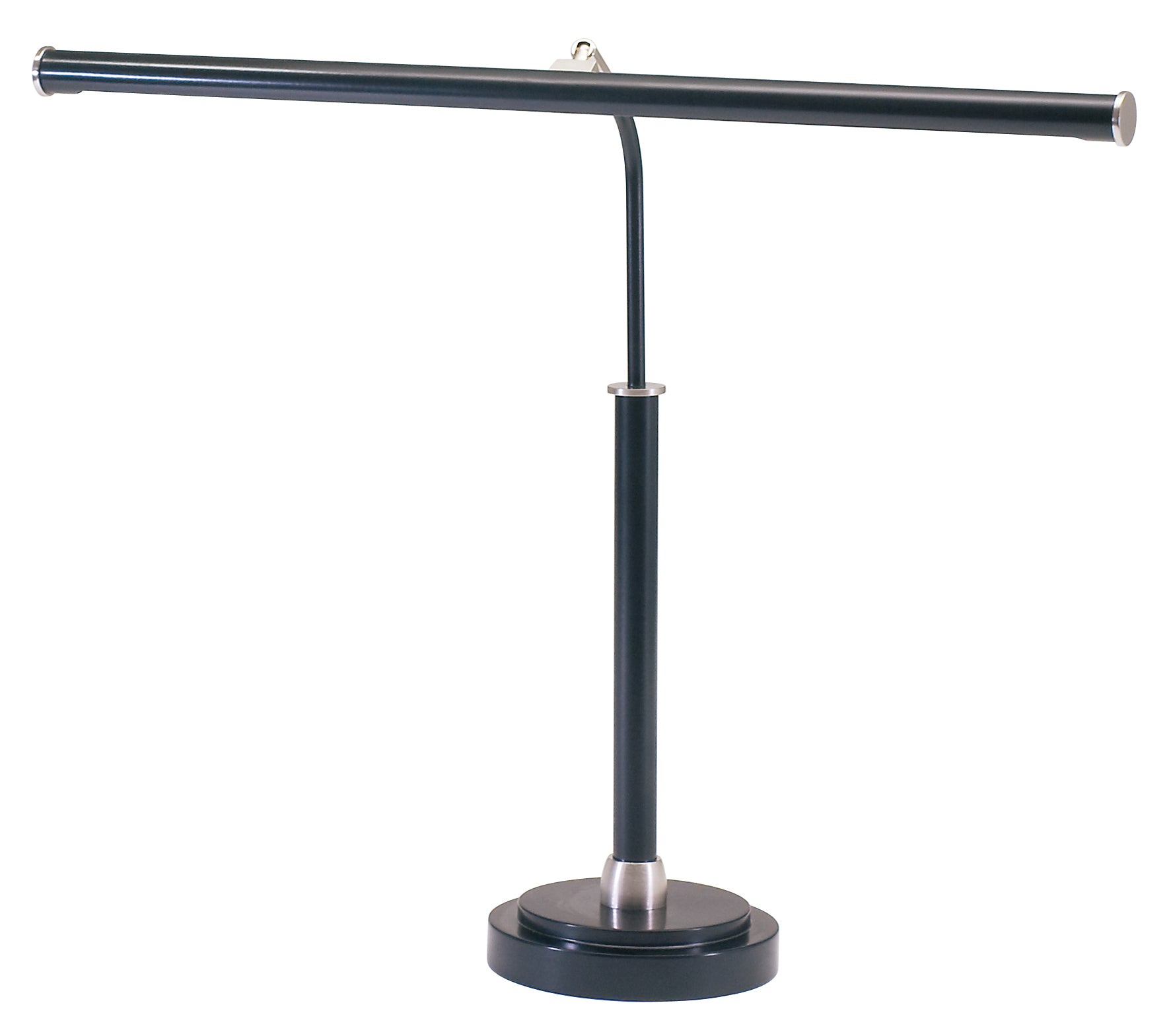 House of Troy Led Piano Lamp Black Satin Nickel Accents PLED100-527