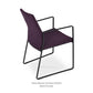 sohoConcept Pasha Slide Arm Chair Fabric Flexible Back Seat