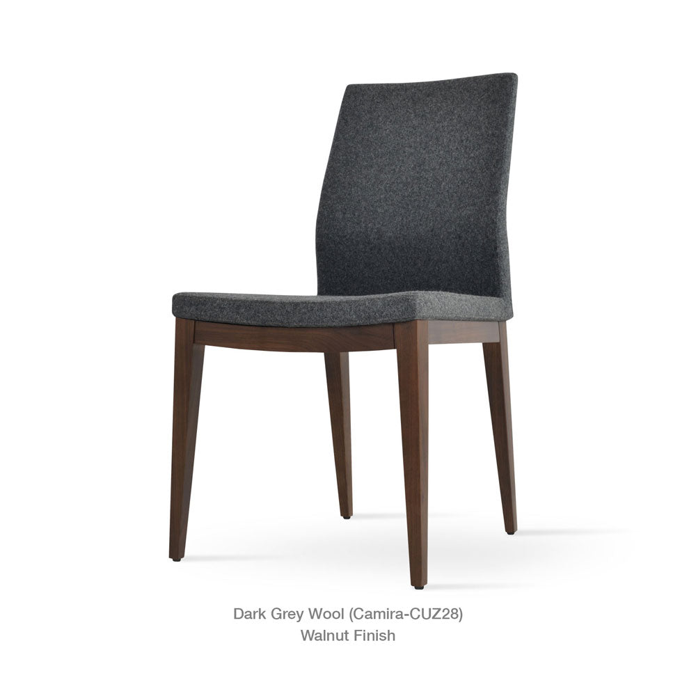 sohoConcept Pasha Wood Chair Fabric