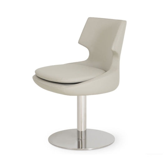 sohoConcept Patara Round Swivel Chair Leather