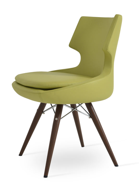 sohoConcept Patara MW Chair Leather in Stainless Steel