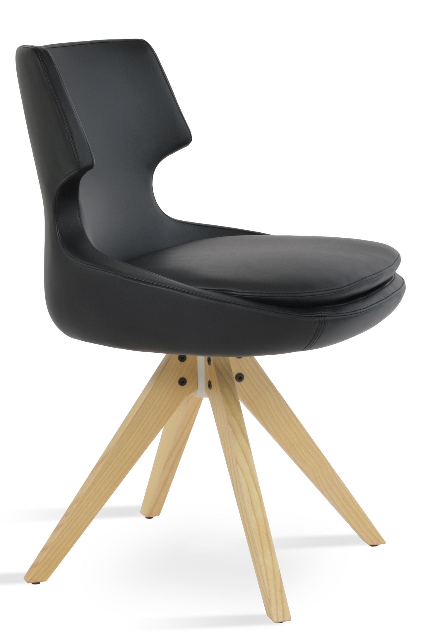 sohoConcept Patara Pyramid Swivel Chair Leather