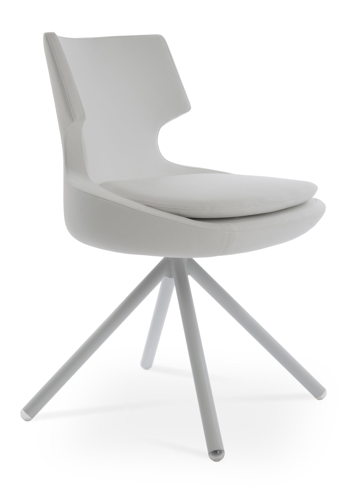 sohoConcept Patara Stick Chair Leather in Natural Veneer Steel