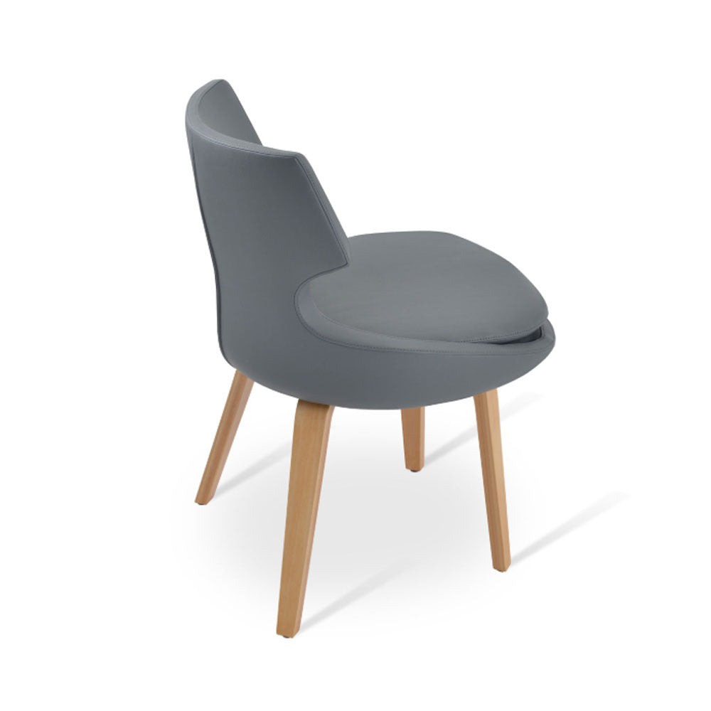 sohoConcept Patara Plywood Dining Chair Leather