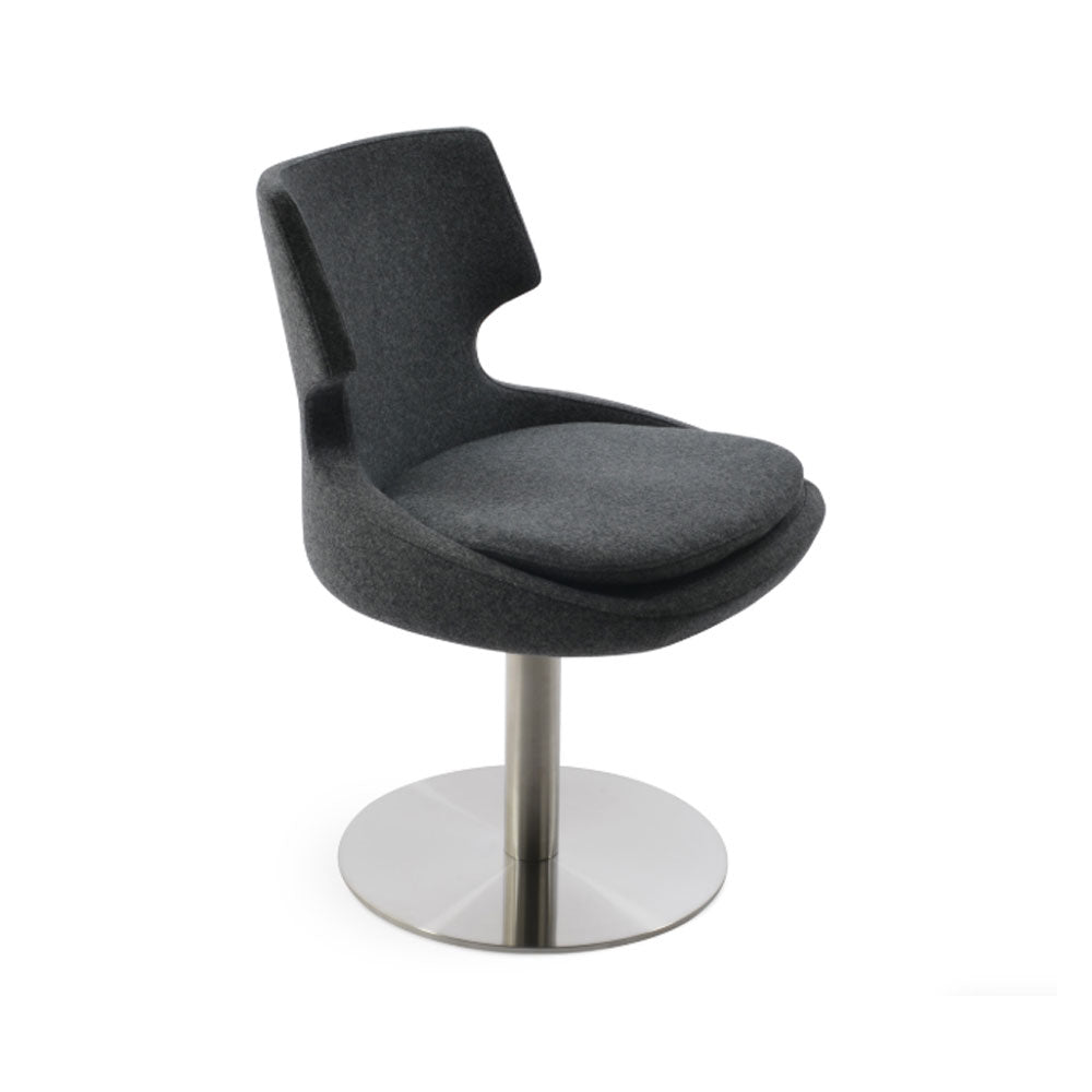 sohoConcept Patara Round Swivel Chair Fabric