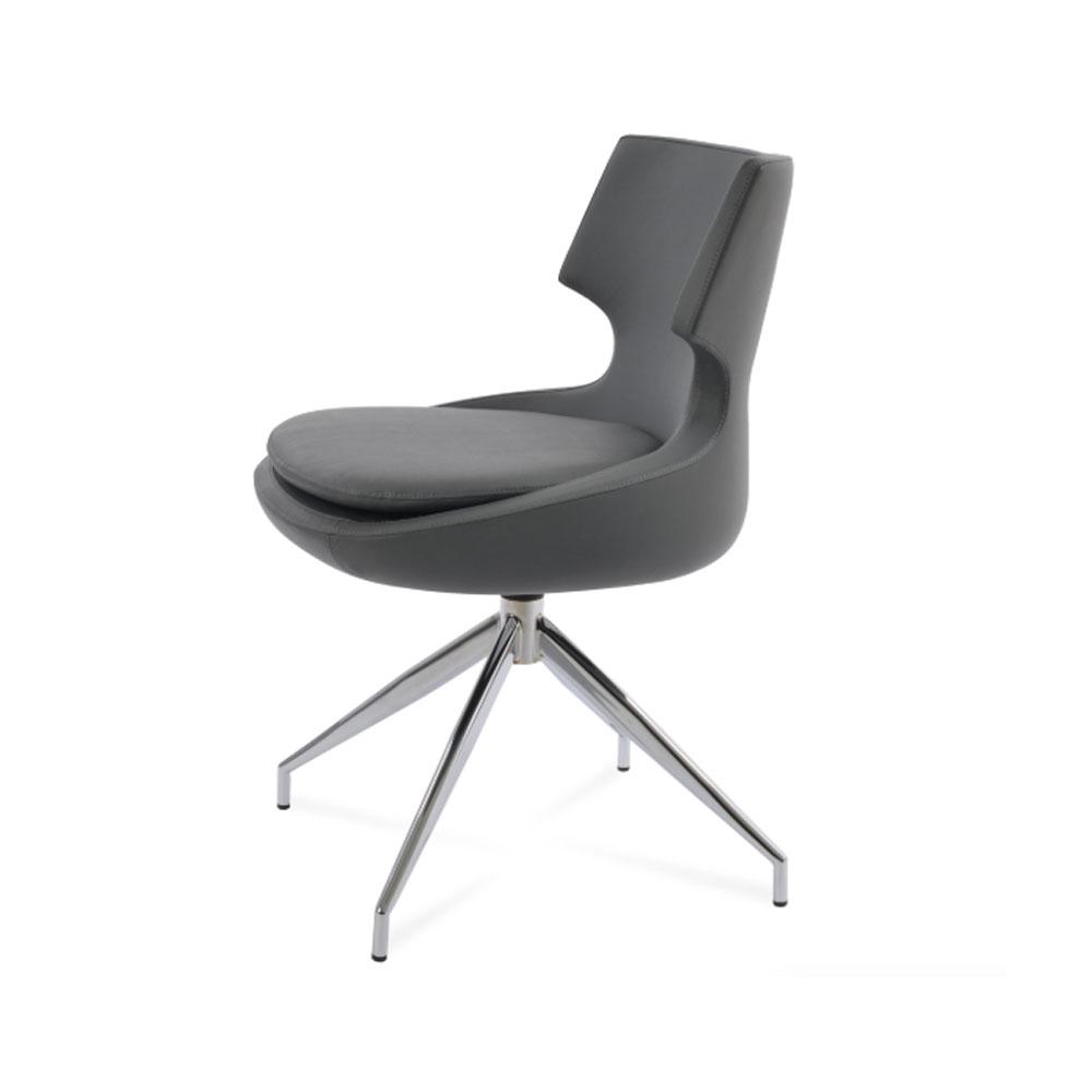 sohoConcept Patara Spider Chair Leather in Black