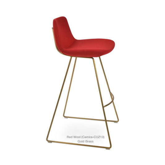 sohoConcept Pera HB Wire Stool Fabric