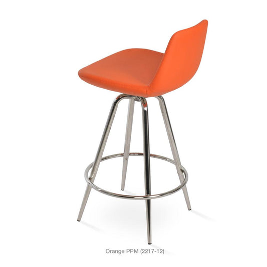 sohoConcept Pera Max Swivel Counter Stool Leather