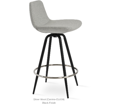 sohoConcept Pera Max Swivel Stool Fabric