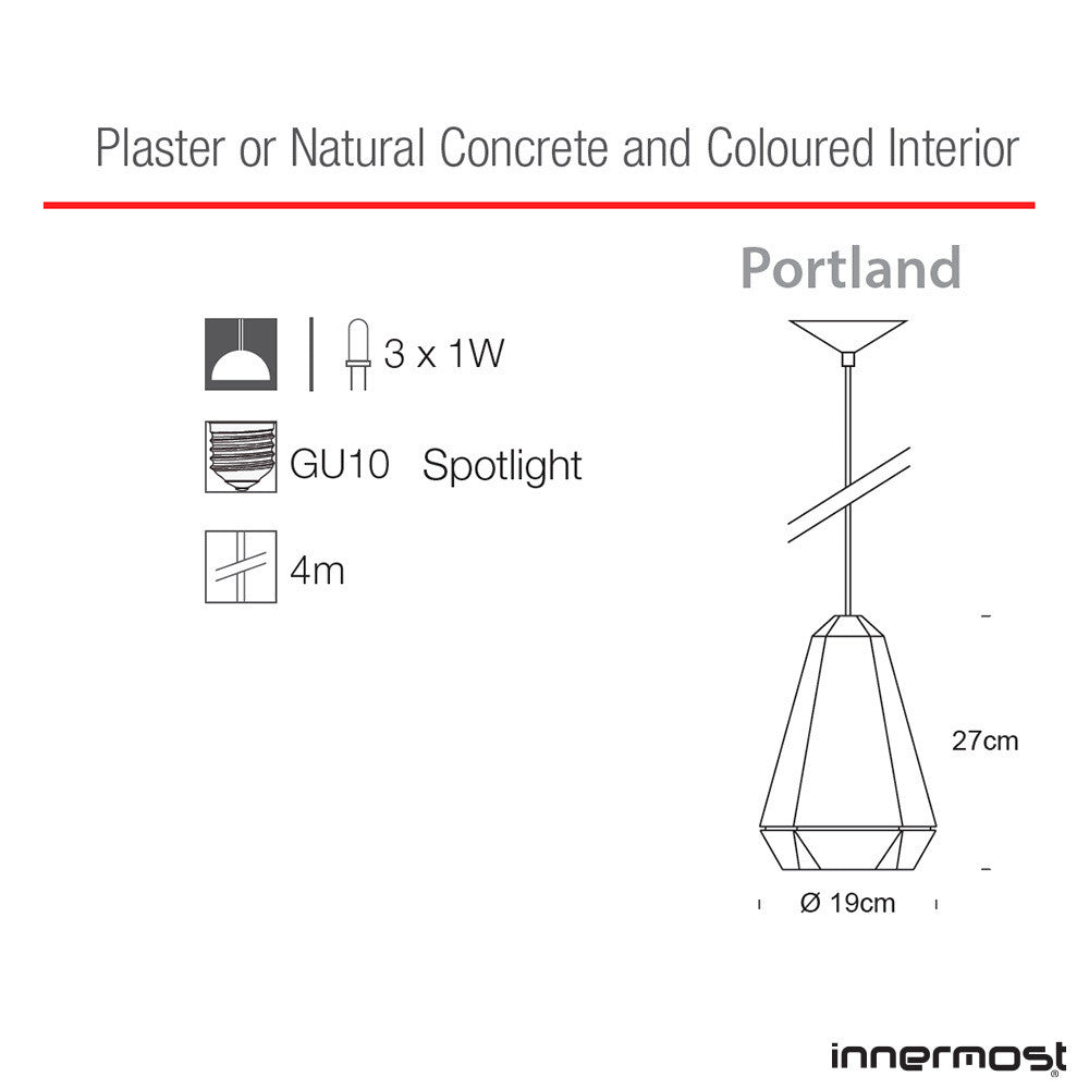 Innermost Lighting Portland 19 Pendant