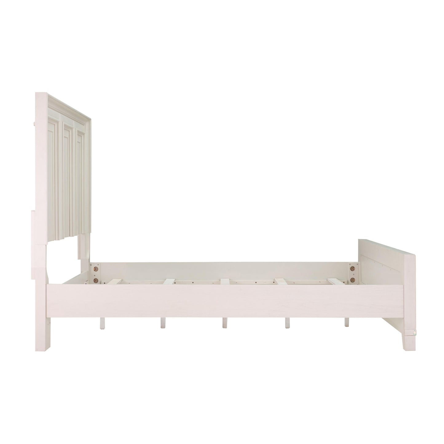 Montauk Weathered White Queen Panel Bed by TOV
