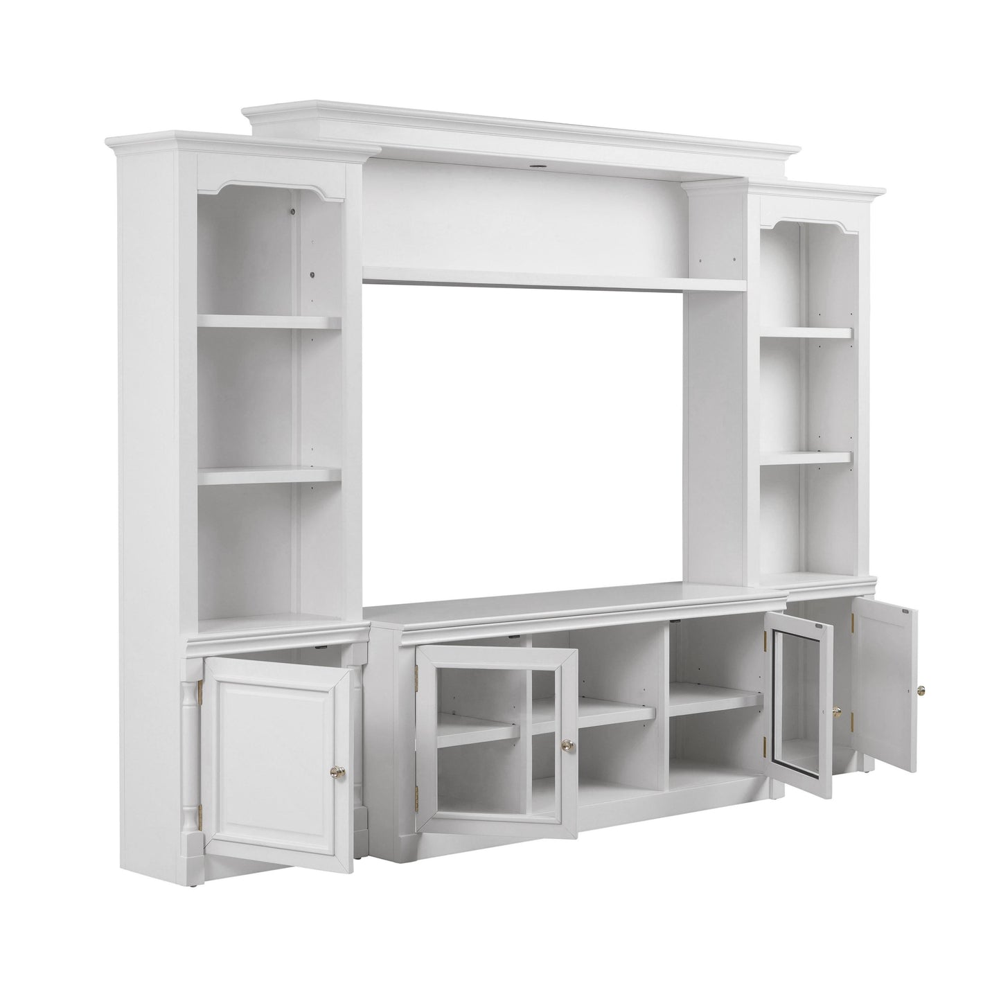 Virginia White Entertainment Center For Tvs Up To 65 by TOV