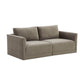 Willow Taupe Modular Loveseat by TOV