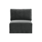 Willow Charcoal Armless Chair by TOV