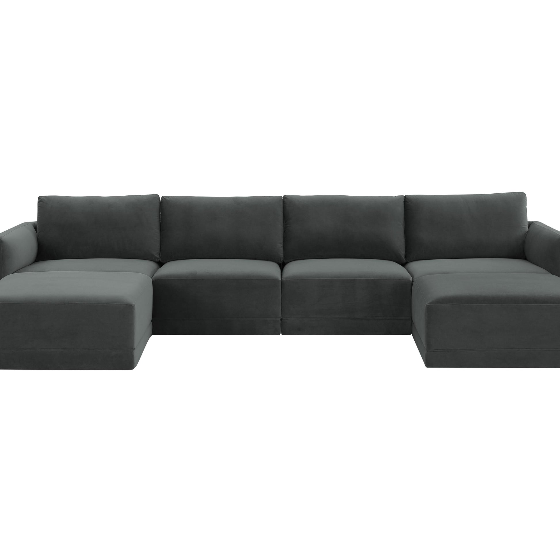 Willow Charcoal Modular U Sectional by TOV