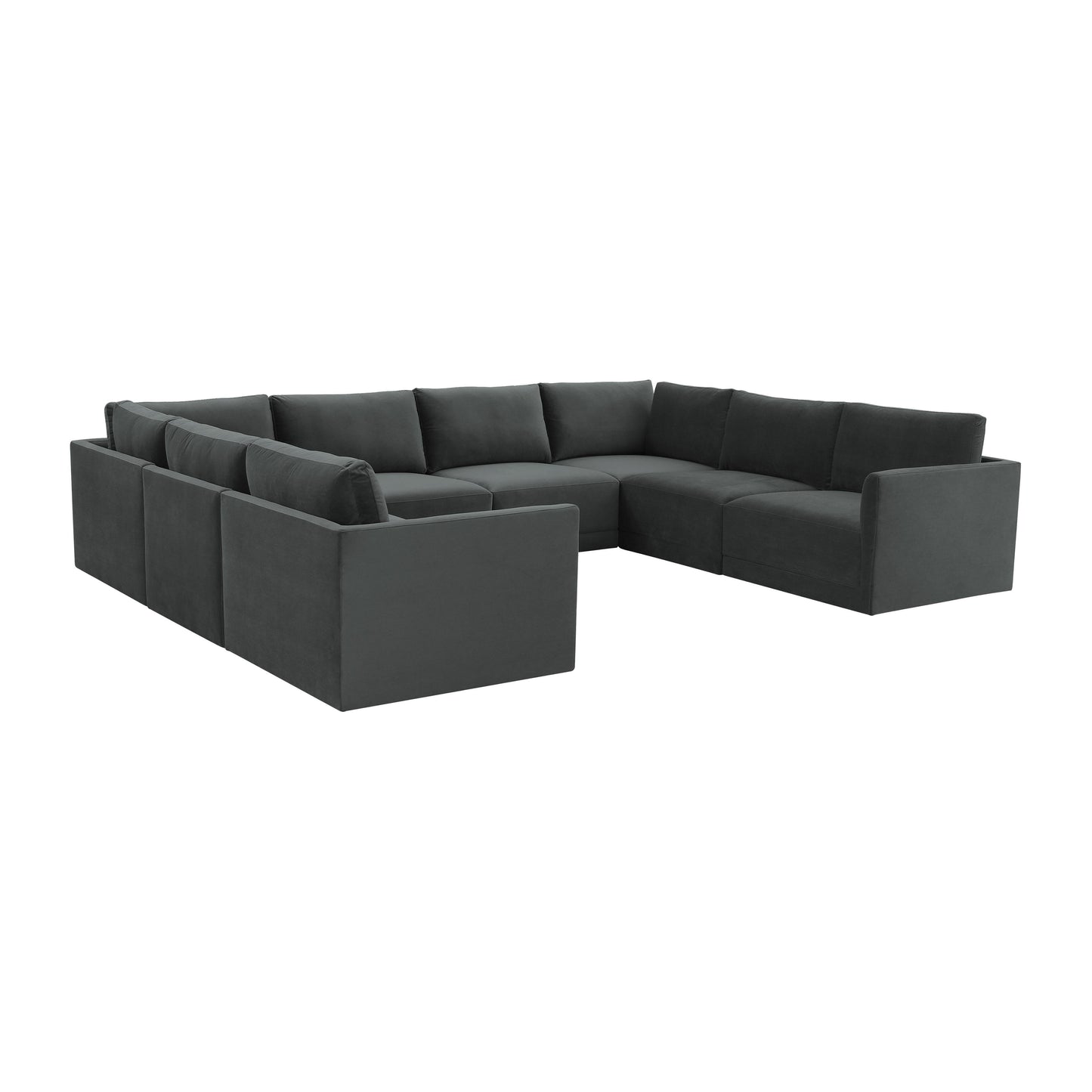 Willow Charcoal Modular Large U Sectional by TOV
